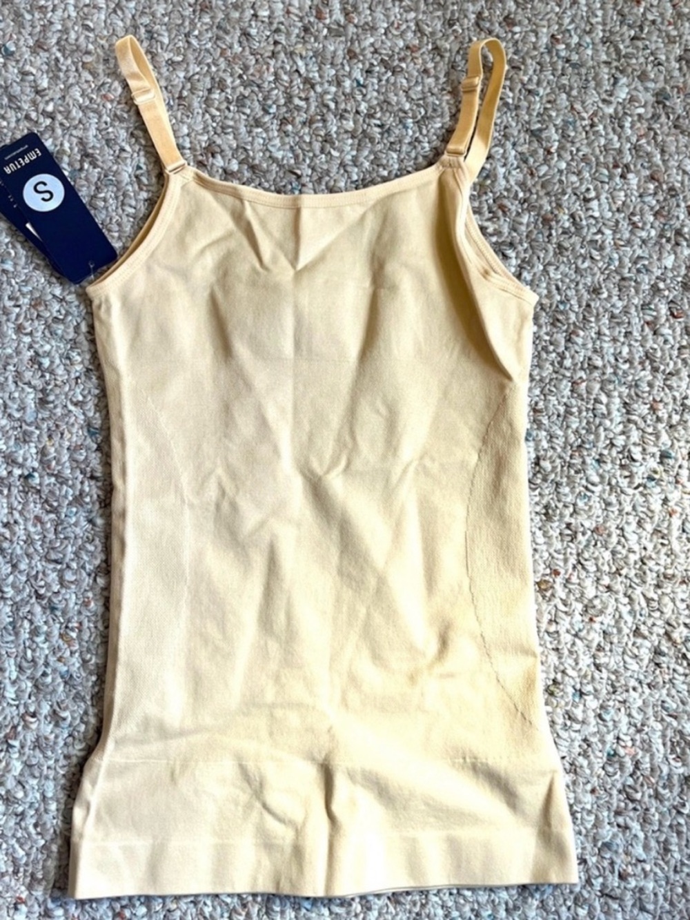 NWT Empetua Shaper Cami Beige Women’s Small Shapewear tank top tummy control